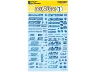 HI Q PARTS LGM Decal 1 Mica Blue (1 piece), HIQ77842, by HI Q PARTS