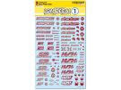 HI Q PARTS LGM Decal 1 Mica Red (1 piece), HIQ77835, by HI Q PARTS