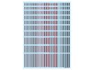 HI Q PARTS LINE DECAL 2 DARK GRAY + RED (1PCS), HIQ75015, by HI Q PARTS