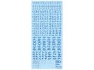 HI Q PARTS Pixel Camouflage Decal 2 Blue (1pc.), HIQ73820, by HI Q PARTS