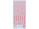 HI Q PARTS Pixel Camouflage Decal 2 Red (1pc.), HIQ73813, by HI Q PARTS