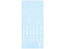 HI Q PARTS Pixel Camouflage Decal 2 White (1pc.), HIQ73783, by HI Q PARTS