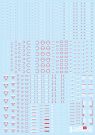 HI Q PARTS 1/144 RB02 Caution Decals White & Red (1 Sheet), HIQ77262, by HI Q PARTS