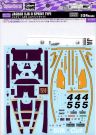 Hasegawa 1/24 Hasegawa Limited Series JAGUAR XJR-8 (SPRINT TYPE) DECAL, HAS52292, by HASEGAWA