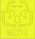 Platz 1/72 SPITFIRE MK.XVI BUBBLETOP MASK SHEET  t, PLZ56006, by PLATZ