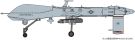 Platz 1/72 US Air Force Unmanned Attack Aircraft MQ-1B Predator "Last Mission 2018", PLZ82098, by PLATZ