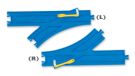 TAKARATOMY Plarail turnout rail (1 L / R each) R-11, TAK11108, by TAKARATOMY