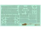Tamiya 1/48 Detail up Parts Series GERMAN HEAVY DESTROYER TANK ELEPHANT COATING SHEET SET, TAM26712, by TAMIYA