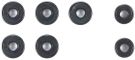 Tamiya Mini 4WD Grade Up Part GP.523 LOW-FRICTION PLASTIC BEARING SET, TAM55231, by TAMIYA