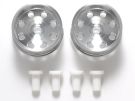 Tamiya Mini 4WD Grade Up Part HG ALUMINUM LARGE DIA. NARROW WHEELS II (2PCS.), TAM55381, by TAMIYA
