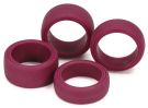 Tamiya Mini 4WD Grade Up Part LOW FRICTION LARGE DIA. SLICK TIRES (MAROON, 4PCS.), TAM55428, by TAMIYA