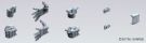 Bandai 1/144 Builders Parts HD MS Hand 03 (E.F.S.F · S size), BAN23342, by BANDAI