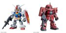 Bandai SD GUNDAM CROSS SILHOUETTE RX-78-2 GUNDAM & CHAR'S ZAKU II, BAN02763, by BANDAI