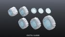 Bandai Builders Parts HD MS Sight Lens 01, BAN19501, by BANDAI