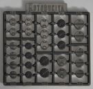 Kotobukiya M.S.G Modeling support Goods P129R Plastic unit round mold V, KBY59649, by KOTOBUKIYA