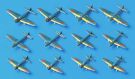 Hasegawa 1/700 water line 516 Japan Airlines aircraft carriers / late set, HAS95168, by HASEGAWA