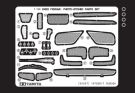 Tamiya 1/24 Detail up Parts Series ENZO FERRARI ETCHING PARTS SET, TAM26521, by TAMIYA
