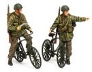 Tamiya 1/35 MM Series 333 British Army Airborne Soldier Bicycle Set, TAM53330, by TAMIYA
