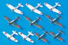 Hasegawa 1/700 water line 511 Japan Airlines aircraft carriers / previous set, HAS95113, by HASEGAWA