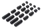 Tamiya Tamiya Mini 4WD 15506 GP506 Lightweight Plastic Spacer Set (12 / 6.7 / 6/3 / 1.5mm), TAM55064, by TAMIYA
