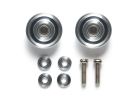 Tamiya Mini 4WD Grade Up Part HG 13MM ALUMINUM BALL-RACE ROLLERS (RINGLESS), TAM54971, by TAMIYA