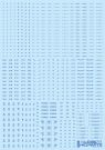 HI Q PARTS 1/144 RB03 Dashboard Decals One Color Blue (1 sheet), HIQ89654, by HI Q PARTS