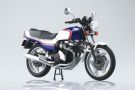 Aoshima Skynet 1/12 Complete Motorcycle Model Honda CBX400F Pearl/Candy Blue, AOS11598, by AOSHIMA