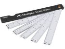 Wave Wave Parts Tool Series HG Multiple-Scale Ruler, WAV80749, by WAVE