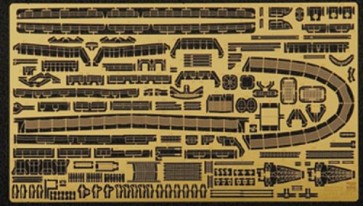 Hasegawa  1/350 Antarctic research ship Soya "primary Antarctic Research Expedition" etching parts, HASQG11, by HASEGAWA