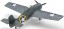 Hasegawa 1/72 F4F-4 Wildcat Fighter Squadron 9, HAS25363, by HASEGAWA