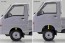 Aoshima 1/32 Raku-Pla Snap Kit No.05-SS Subaru Sambar Truck (Starling Silver Metallic), AOS65792, by AOSHIMA