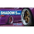 Aoshima 1/24 shadow 5 (5 H) 14 inches Wheel   (4 wheels & tires), AOS54376, by AOSHIMA