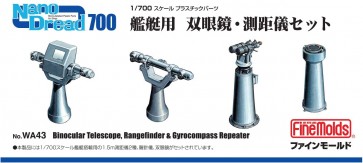 Fine Molds 1/700 Nano Dread Series BINOCULARS & RANGEFINDER FOR WARSHIP SET  , FIN70435, by Fine Molds
