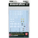 BANDAI  For Gundam Decal MG Gun Cannon   Plastic Model kit, BAN41303, by BANDAI