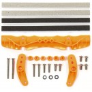 Tamiya Mini 4WD Grade Up Part BRAKE SET (FOR AR CHASSIS) (ORANGE) (MINI 4WD LIMITED)  , TAM55589, by TAMIYA