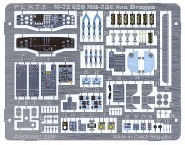 Platz 1/72 Etching parts for Maritime Self-Defense Force MH-53E  , PLZ11289, by PLATZ