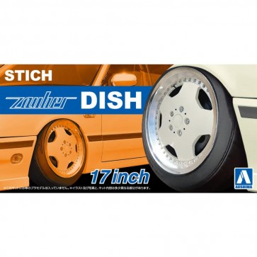 Aoshima 1/24 The Tuned parts 104 Stich Zauber Dish 17-inch  , AOS06117, by AOSHIMA