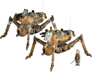 KAIYODO 1/35 ARTPLA Maschinen Krieger H.A.F.S. Gladiator & Smile Eddie Amsel, KYD90550, by KAIYODO