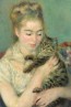 Cuties Jigsaw Puzzle Woman Holding a Cat (Renoir) 1000pcs  , CTS90834, by Cuties