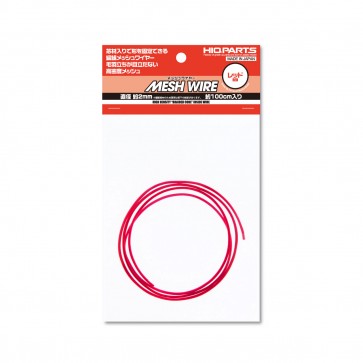 HI Q PARTS MESH WIRE RED DIAMETER 2.0MM (100CM)  , HIQ74773, by HI Q PARTS