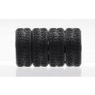Fujimi 1/24 Real Tire Collection Series No.2 Rally Block Tires 15-Inch, 185/60, FUJ93779, by FUJIMI