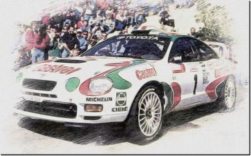 Platz BEEMAX 1/24 Toyota Celica GT-FOUR ST205 1995 Tour de Corse Winner, PLZ29588, by PLATZ