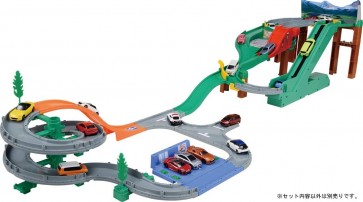 TAKARATOMY Tomica Kumitate Easy! Set around a round mouth , TAK18848, by TAKARATOMY