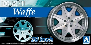 Aoshima 1/24 Leonhardt Waffet 20 inch plastic kit   (4 wheels & tires), AOS53720, by AOSHIMA