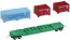 TAKARA TOMY Plarail S-38 Long Container Train, TAK82641, by TAKARA TOMY