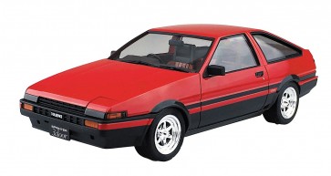 Aoshima 1/24 Toyota AE86 Trueno '83 (red / black) , AOS53157, by AOSHIMA