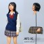MK2. 1/9 JKFS-9 Kawaii kawaii JK figure resin kit, MK200312, by MK2