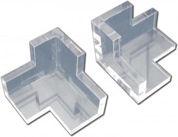 ALEC Shokunin Katagi Clear Acrylic 3-way Right Angle Kakusan, ALC13355, by ALEC