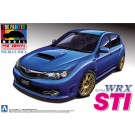 Aoshima 1/24 Prepaint model (already painted model) 25 GRB Impreza WRX STI 5 door '07 (WR Blue Mica) , AOS04913, by AOSHIMA