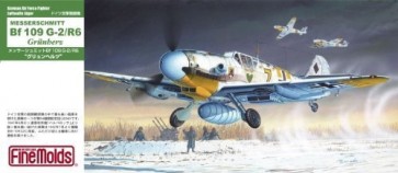 Fine Molds 1/72 Messerschmitt Bf 109 G-2 / R 6 JG 54 "Grunzertz"  , FIN50185, by Fine Molds